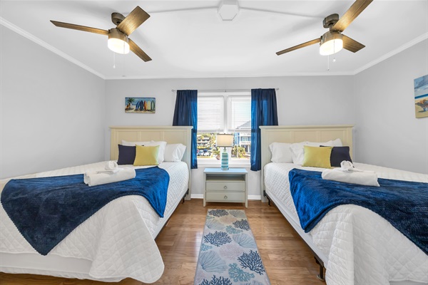 Two queen beds