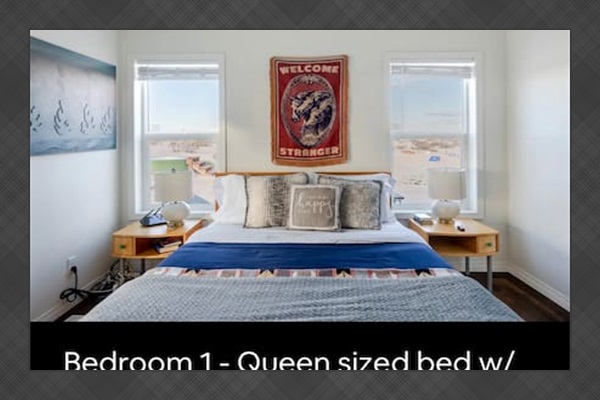 Daddy’s suite, the bed is so comfortable 