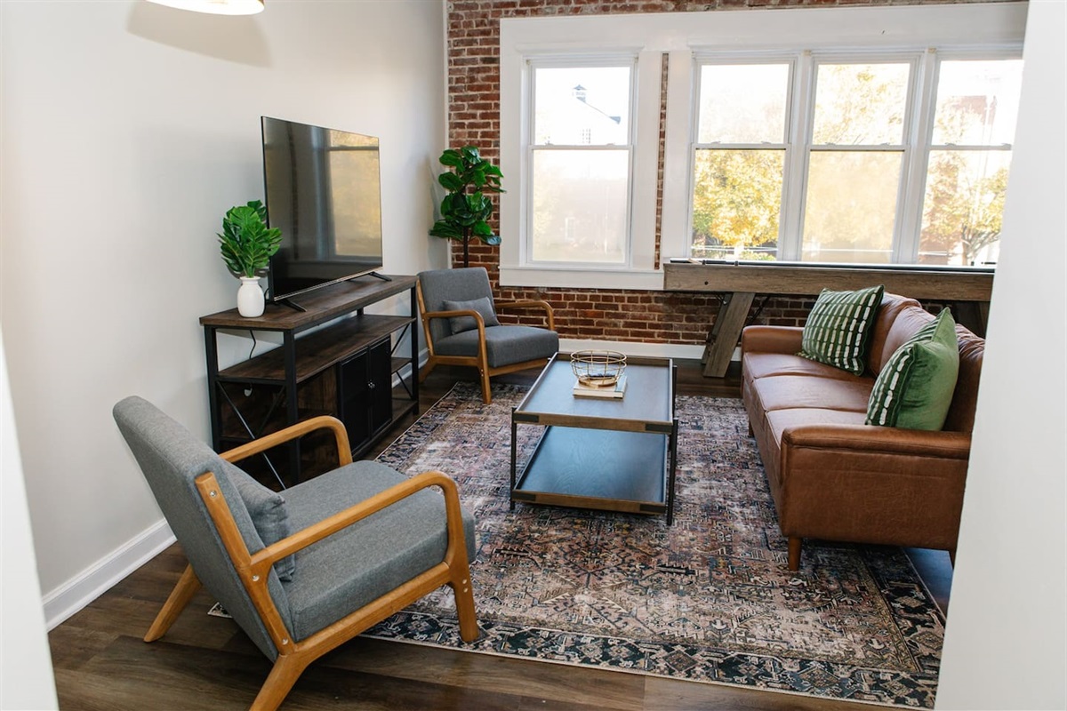 spacious living room