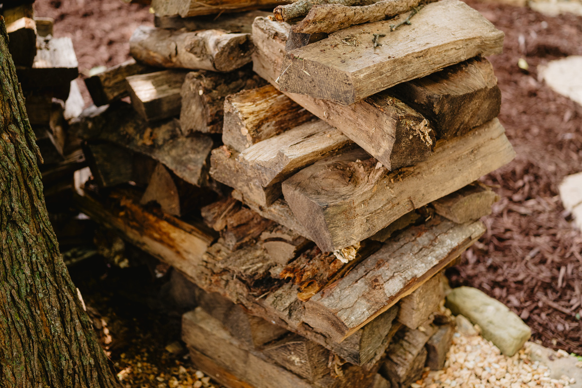 Firewood is provided, so all that's left to do is gather around the fire pit and enjoy the evening.
