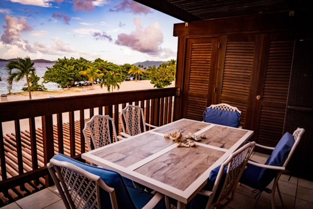 The sound of the ocean waves while you sip your afternoon beverage...this is what a vacation looks like.