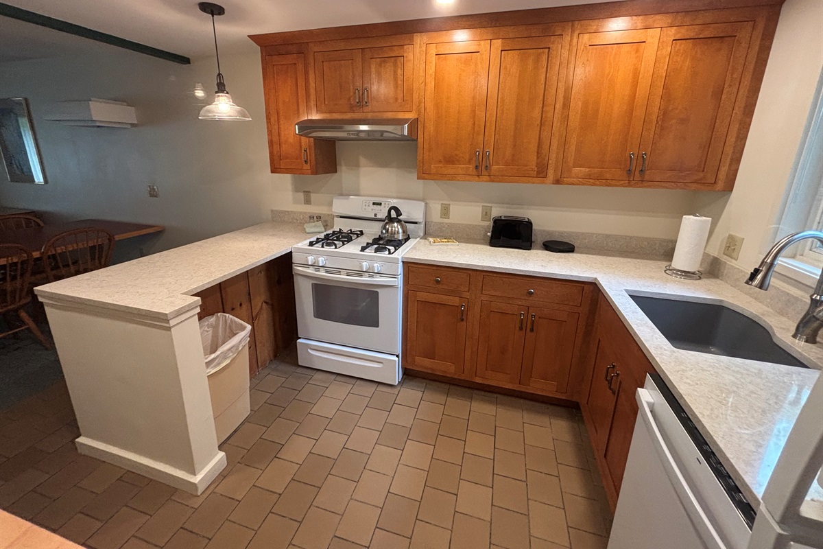 Newly remodeled kitchen