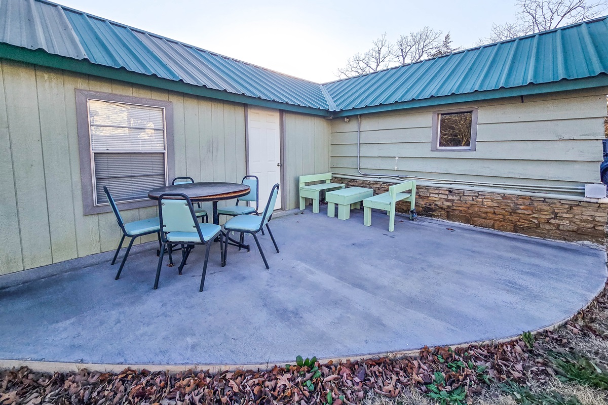 Relax on the patio and listen to the birds sing!