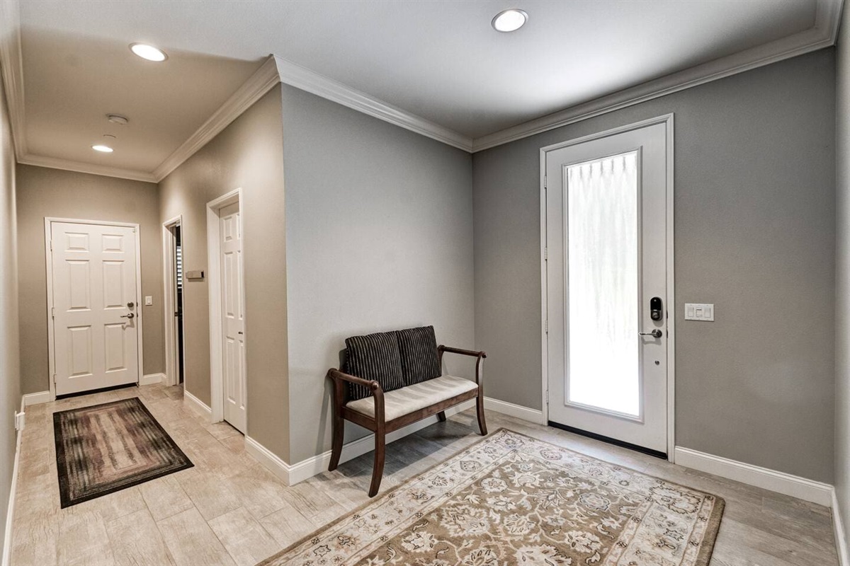Inside Front Entrance and Hallway