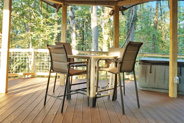 Outdoor living at its wildest. Relax and soak in the sights and sounds