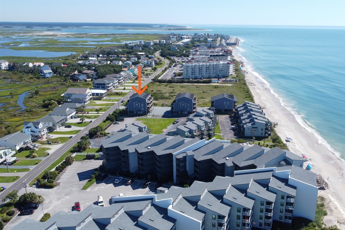 We're here, just in front of New River Inlet Rd