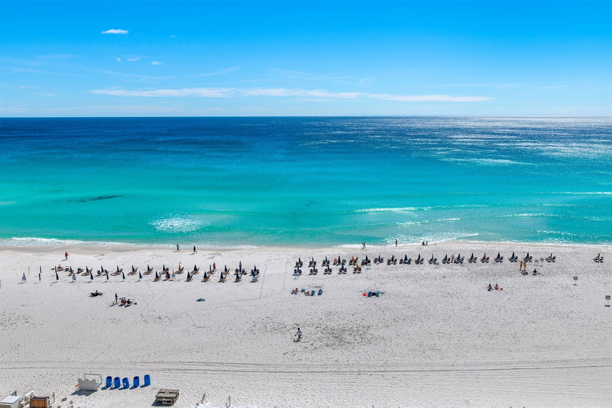 View from private balcony