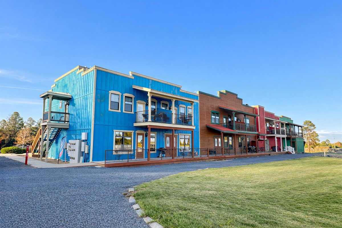 Experience the fun western town vibe an convenient location.