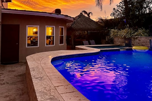 Sunsets poolside!