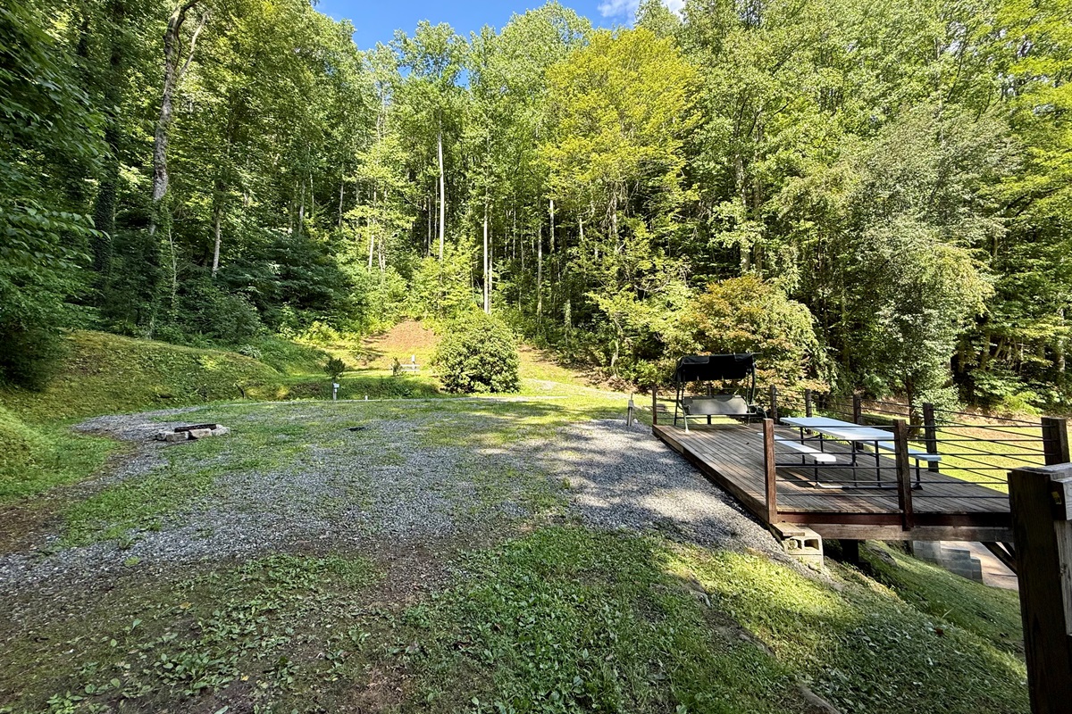 Sites 1 & 2: Secluded enough to hear the wind in the trees, close enough to walk over for s’mores.