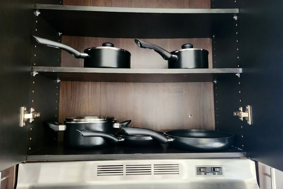 Pots and pans - cook at home. 