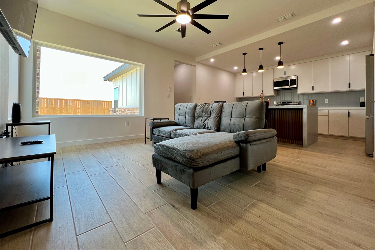 Living Room with Smart TV