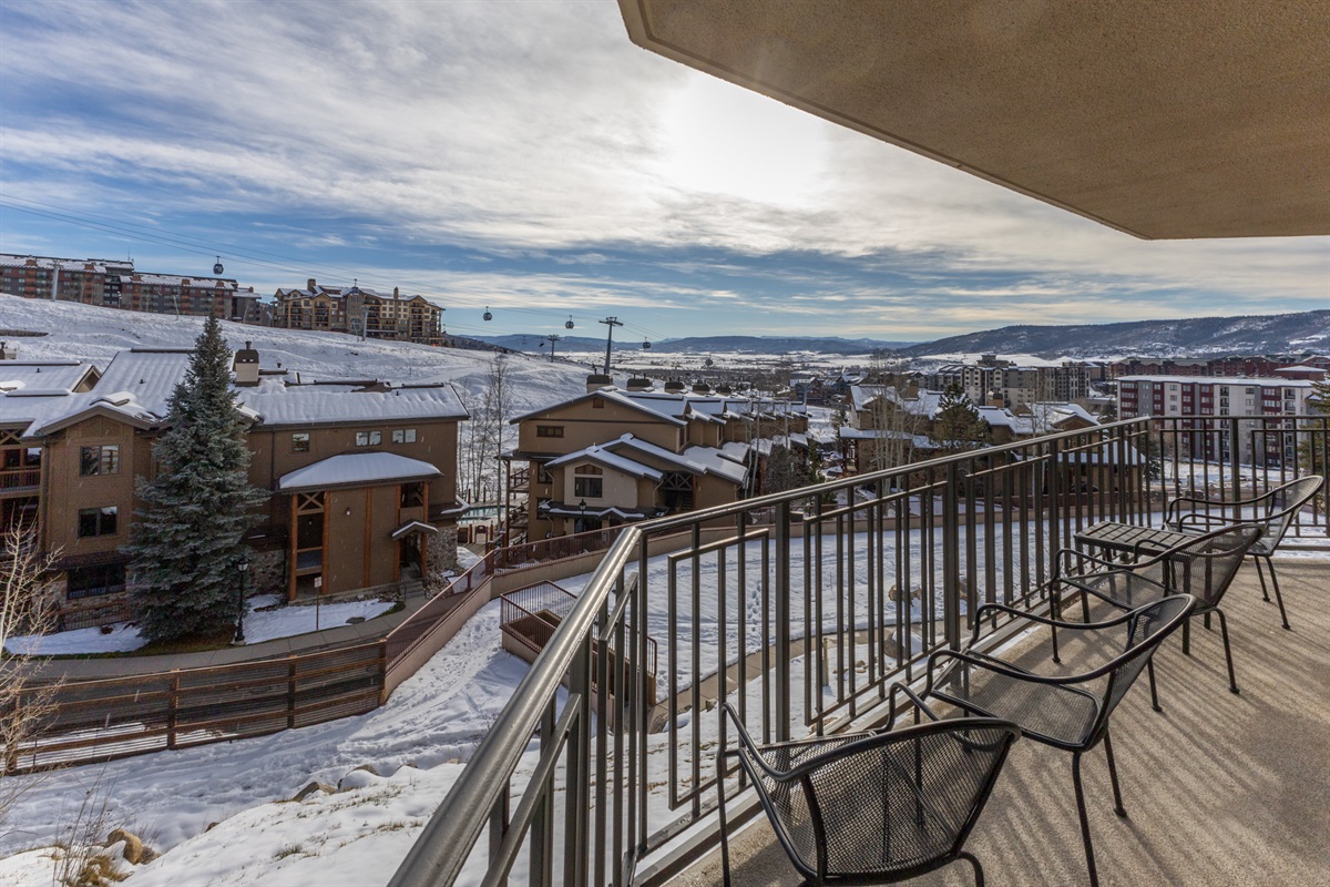 Overlooking View from the Balcony
