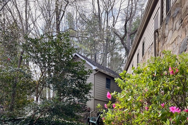 Similar view--path to front door