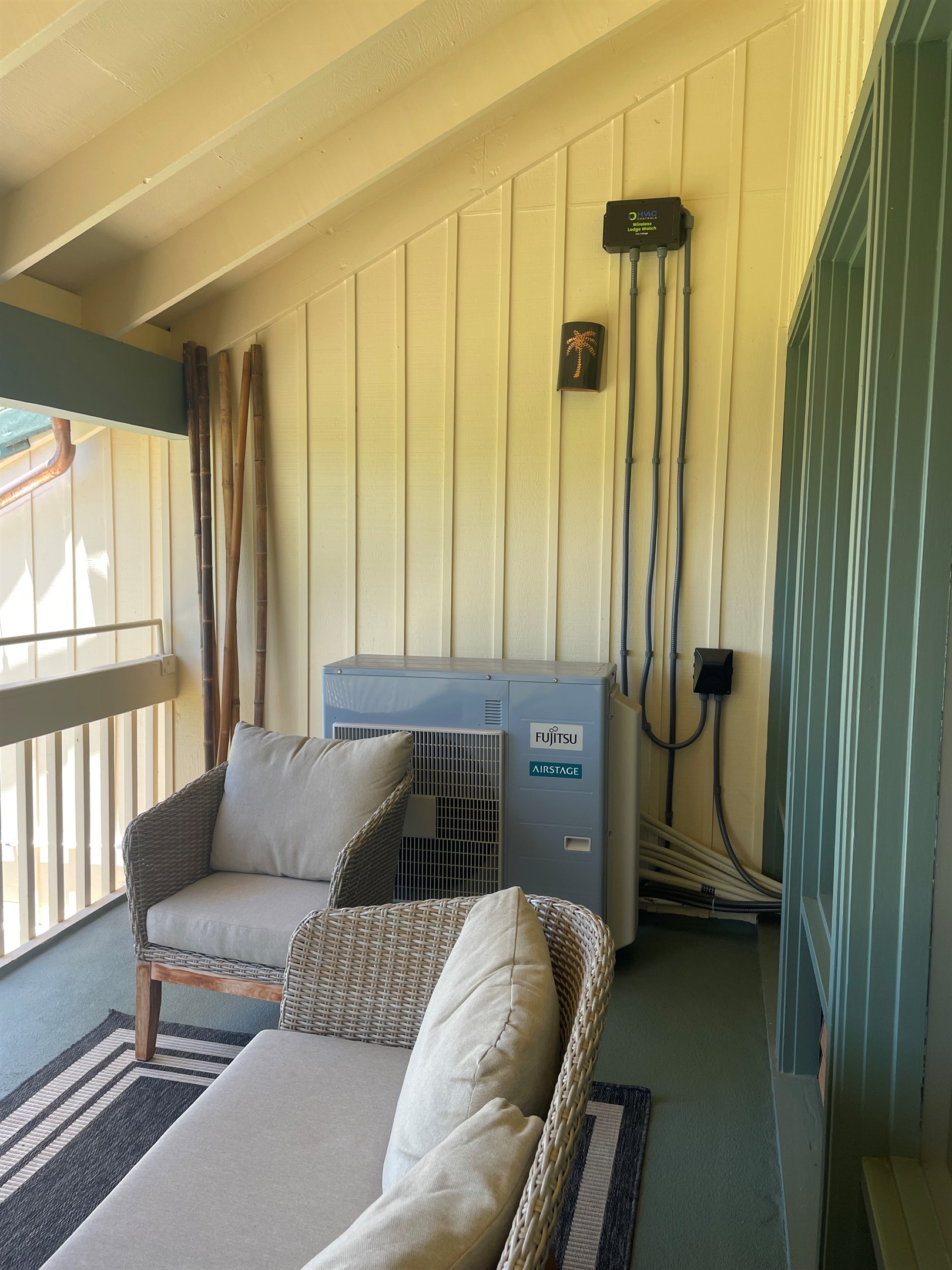 Our new mini-split AC keeps you cool in all 3 rooms