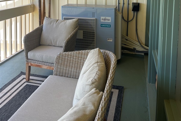 Our new mini-split AC keeps you cool in all 3 rooms