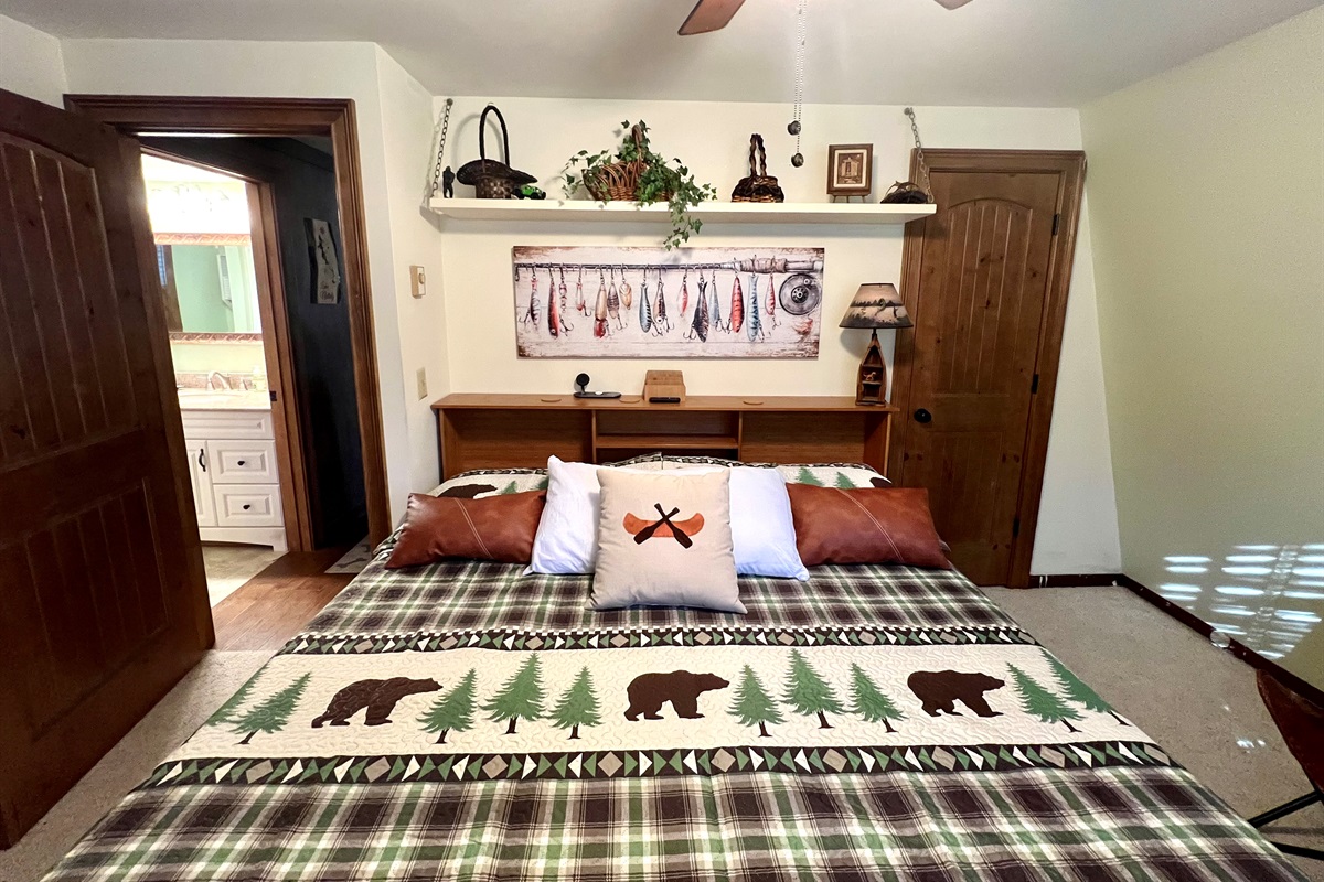 Downstairs Bedroom with King Bed