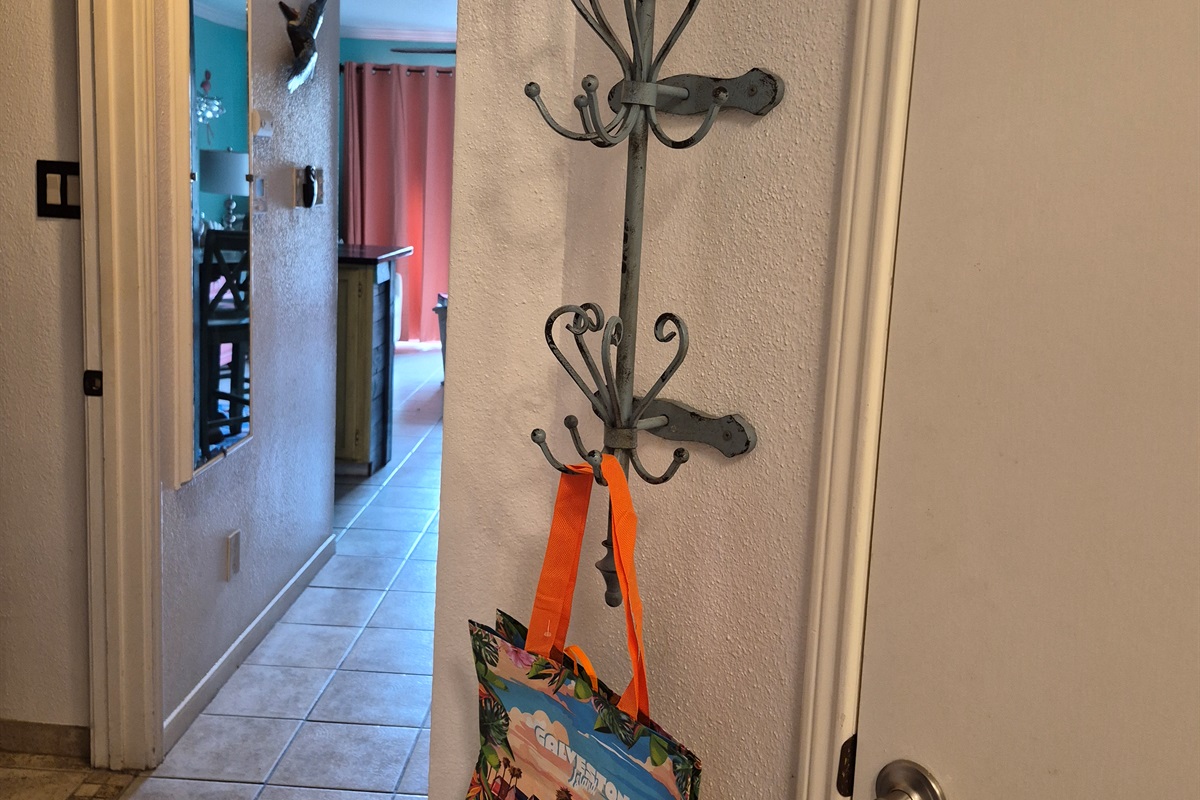 Welcome in - welcoming entry to the condo