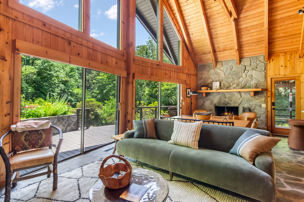 Ample seating in the living room 