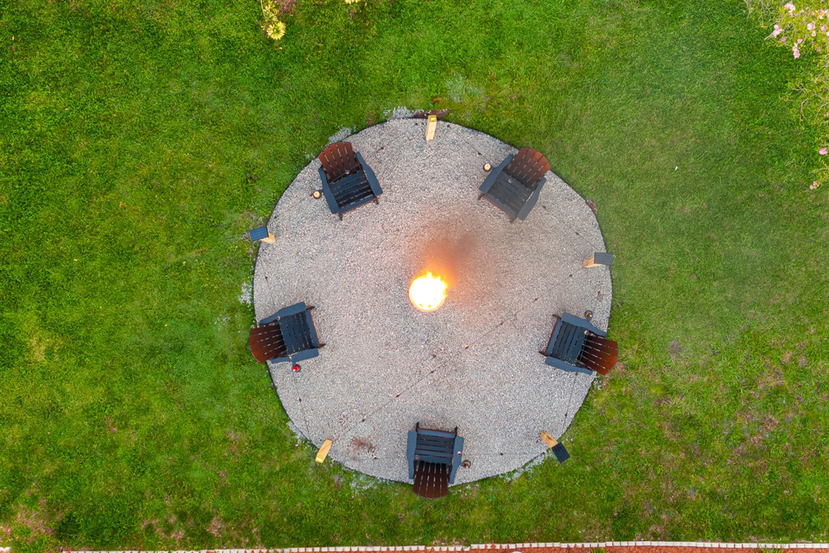 With space for the whole crew and an inviting warm flame, this is your go-to spot for evening conversations and shared stories.