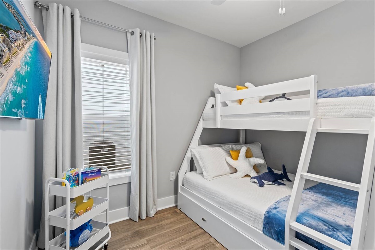 [Bedroom #3] Bunk beds with trundle