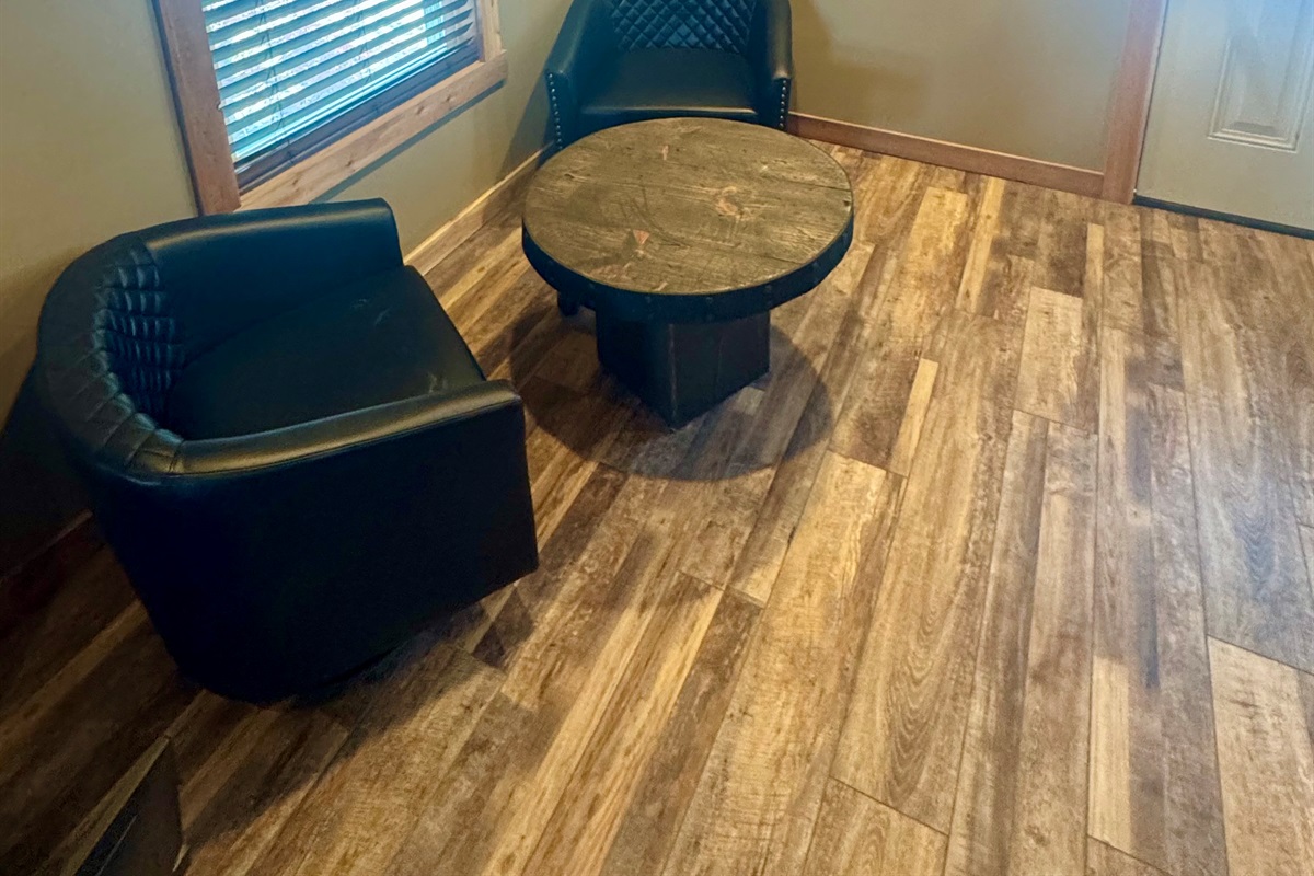 Game of Thrones sitting area off of master bedroom