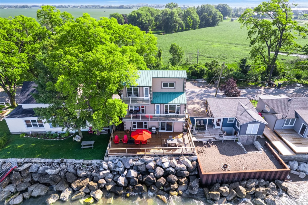 Aerial View From The Lake