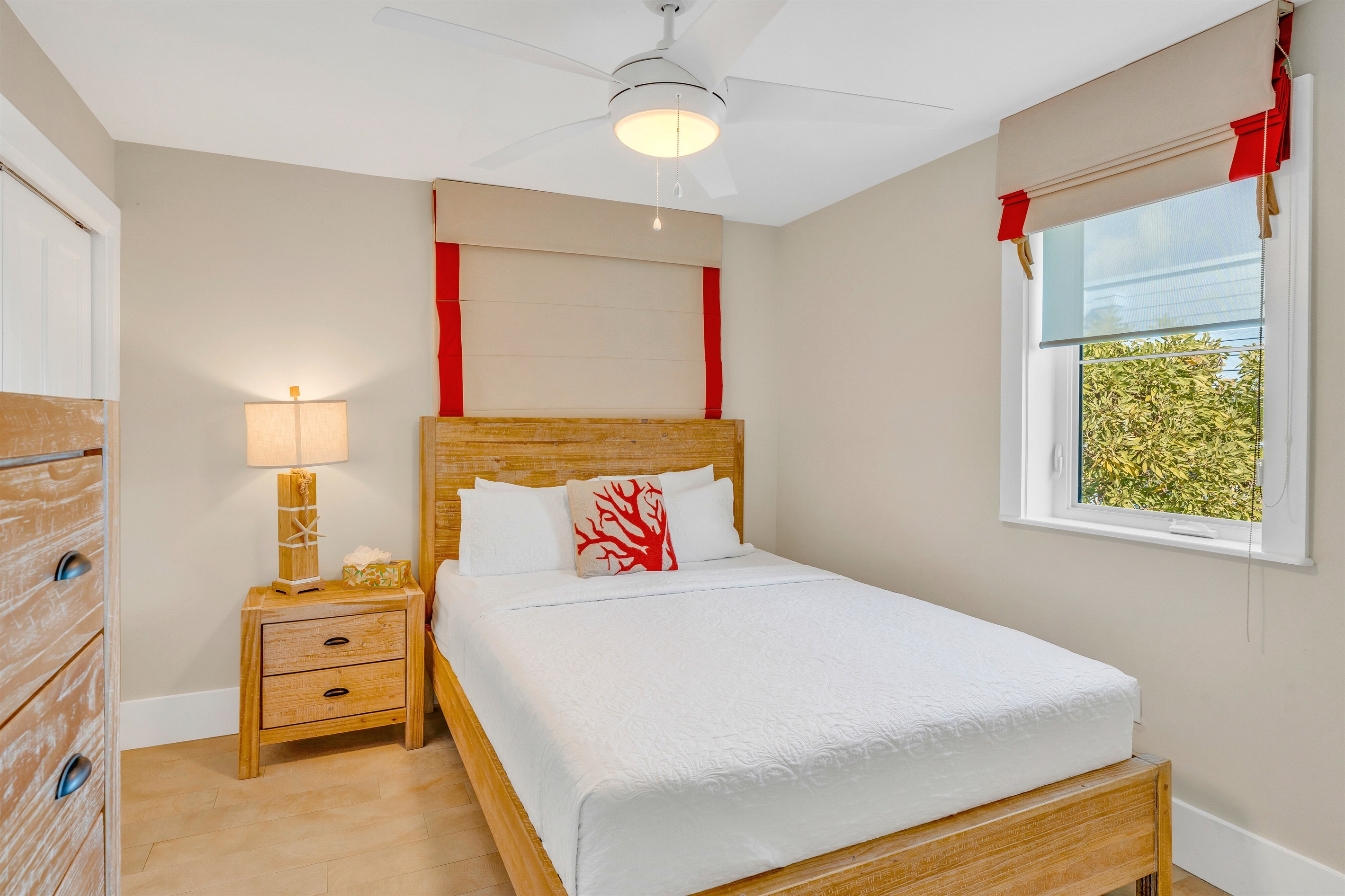 Bedroom #3 with a queen size bed.