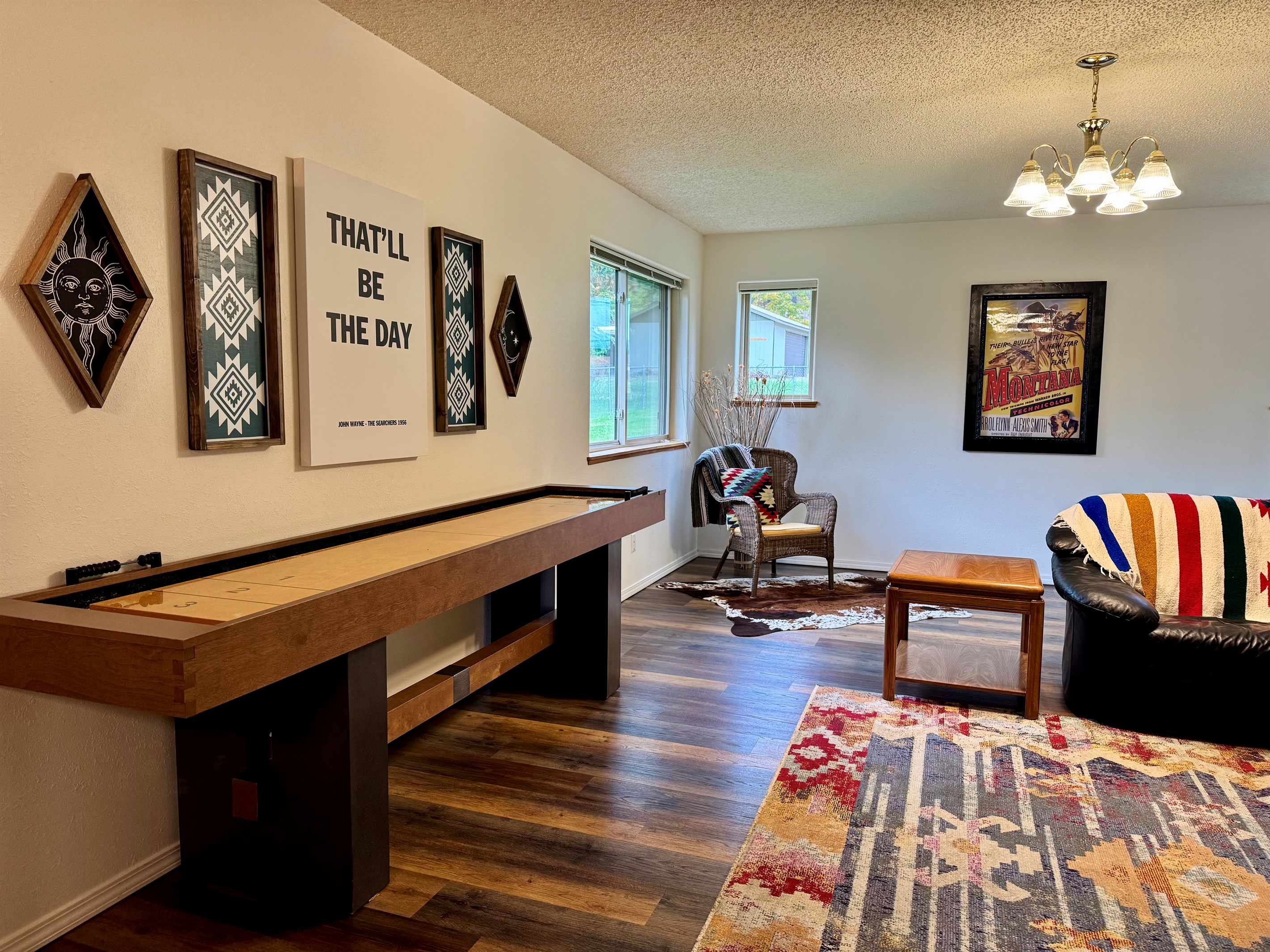 Enjoy lively shuffleboard matches in a stylish, fun-filled atmosphere!
