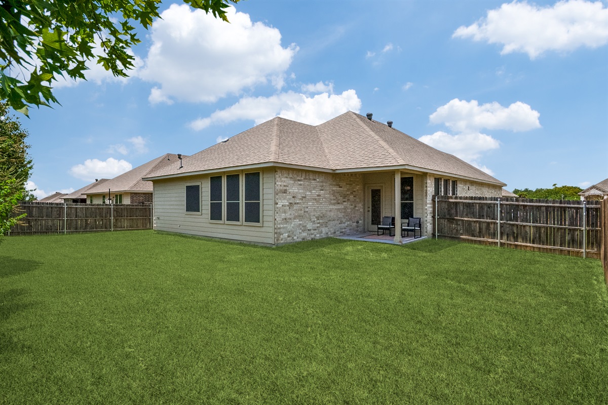 Exterior- backyard