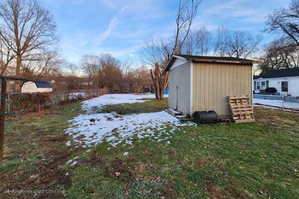 Backyard space to stretch and unwind.