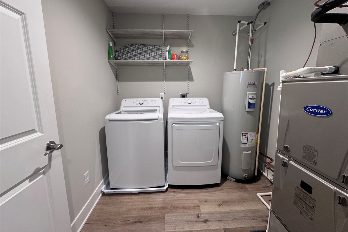 Laundry Room right off the Mud area