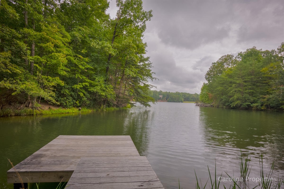 View of the lake