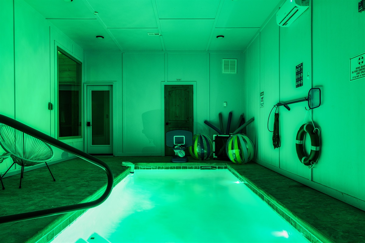 Spacious indoor pool, perfect for year-round enjoyment
