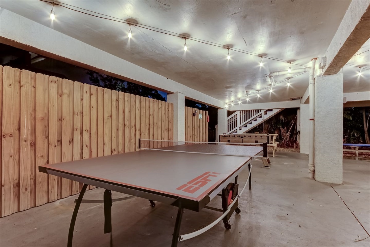 Pong under the bright lights