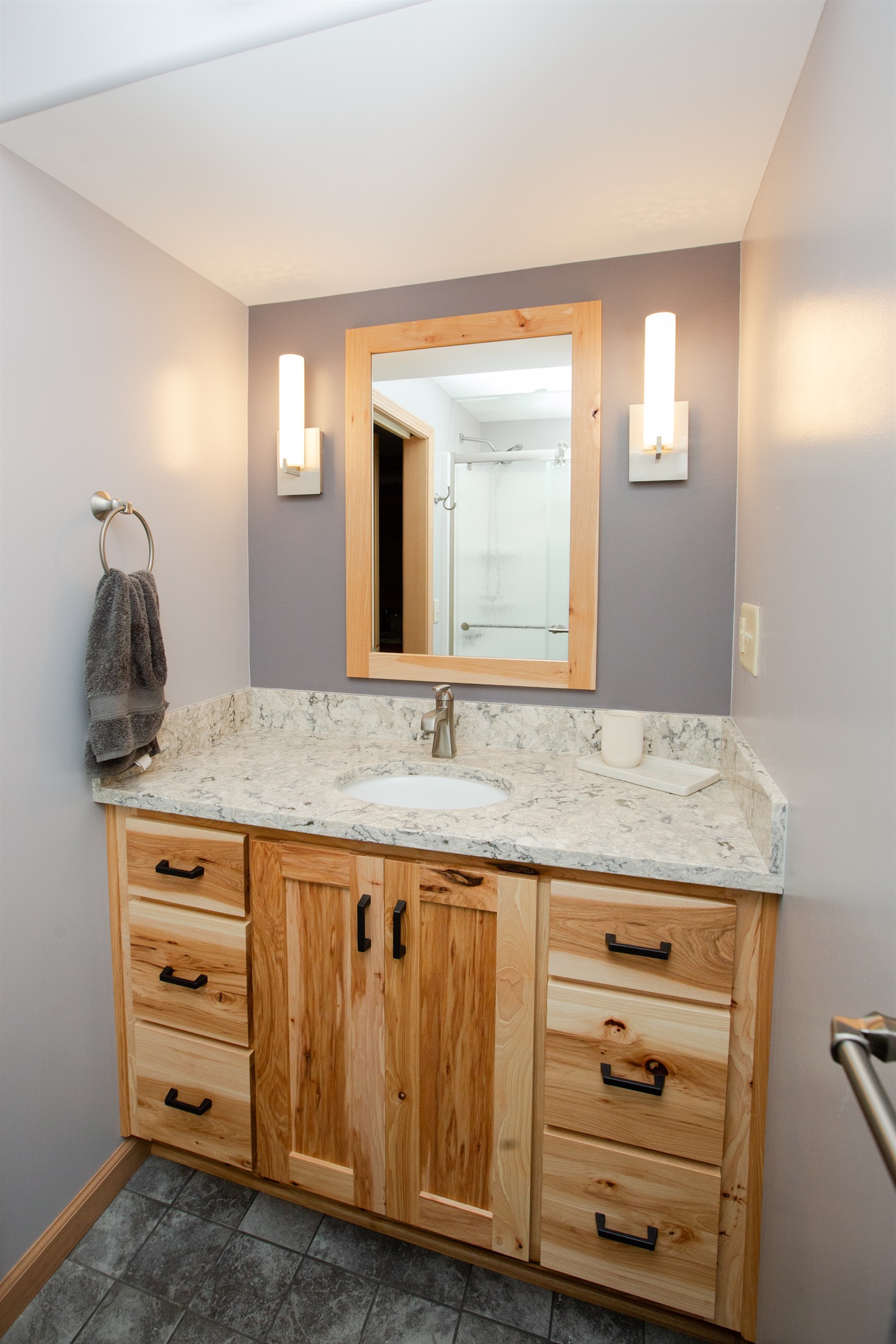 Bathroom 3 in Hall between Bed 3 & 4 (not shown is full shower & 1st vanity)