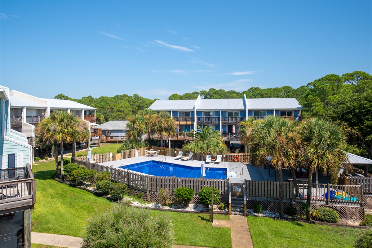 Courtyard Pool view from Condo