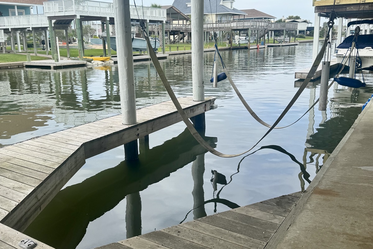 Bring your boat or fish from canal