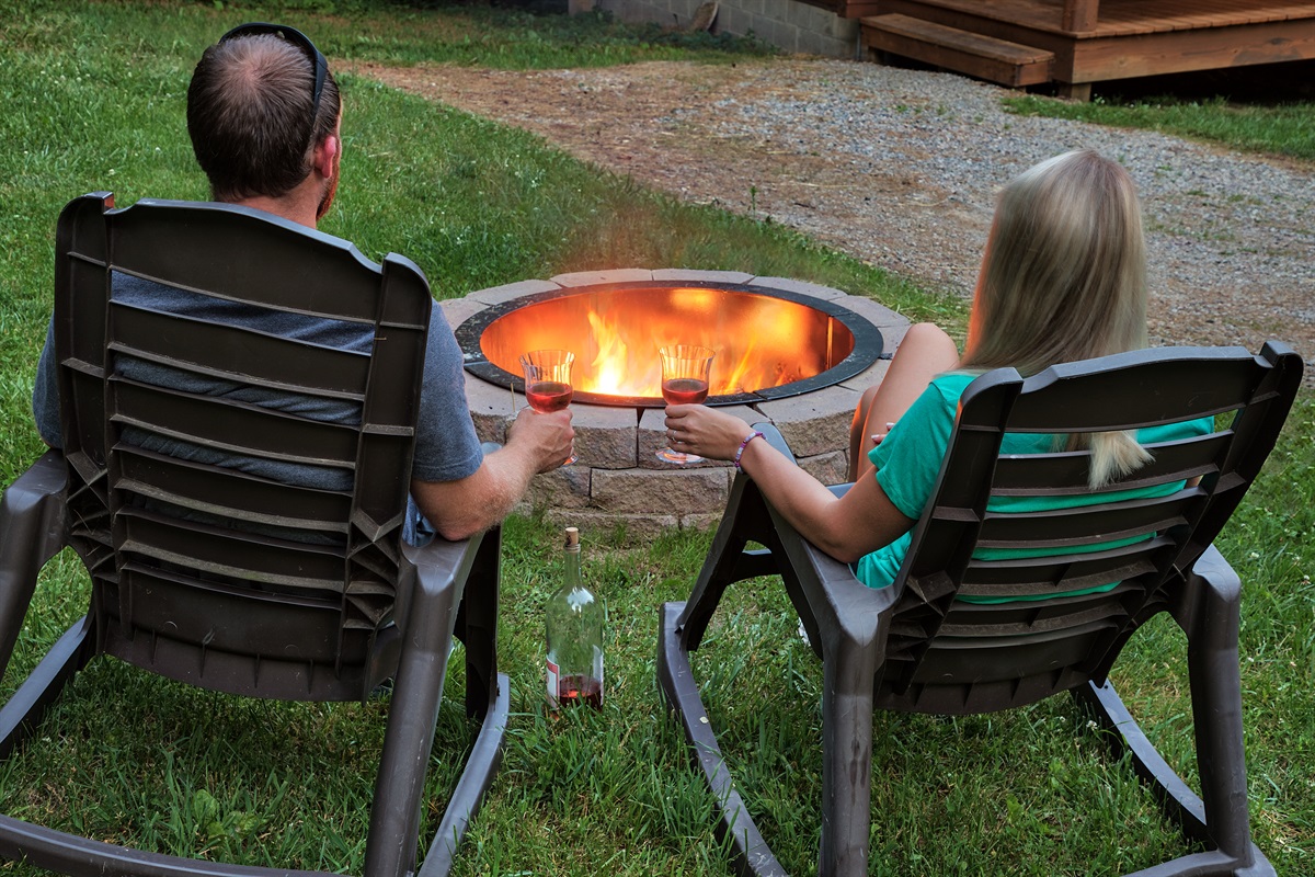 Relax by the campfire!