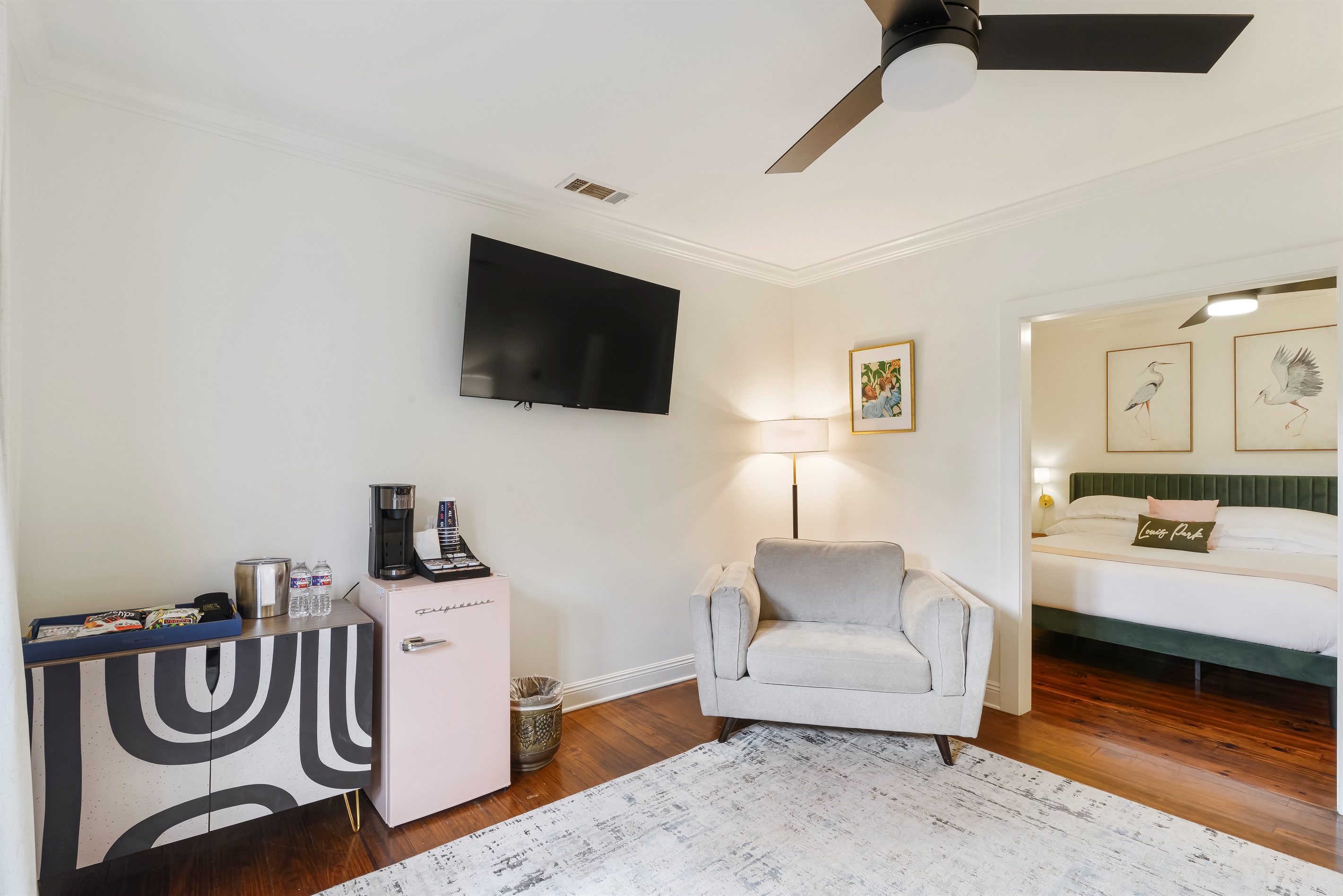Living Area of the Mayfield Guest House