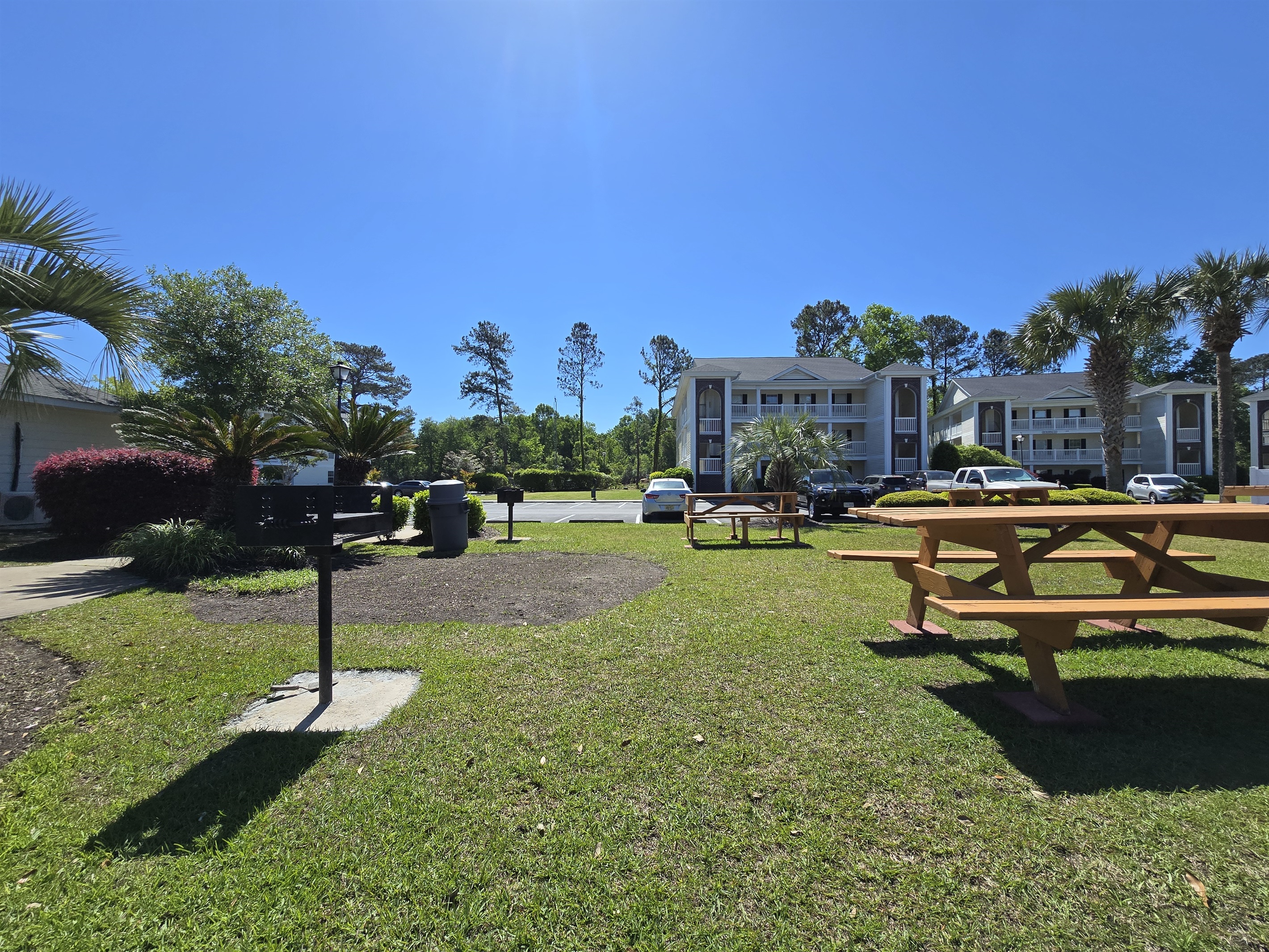 Grilling Area with Picnic Tables