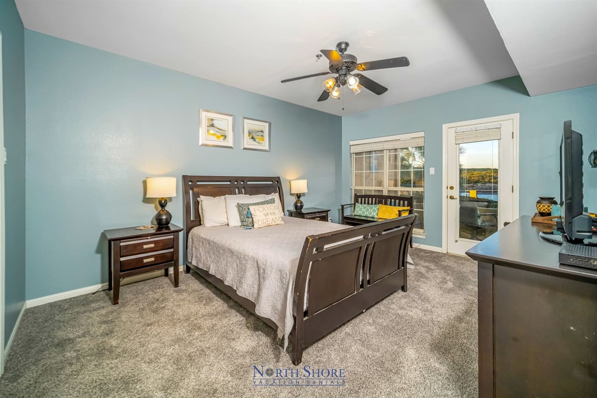 Queen Bed in Primary Bedroom