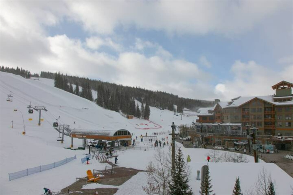 Winter view from living room window - no zoom