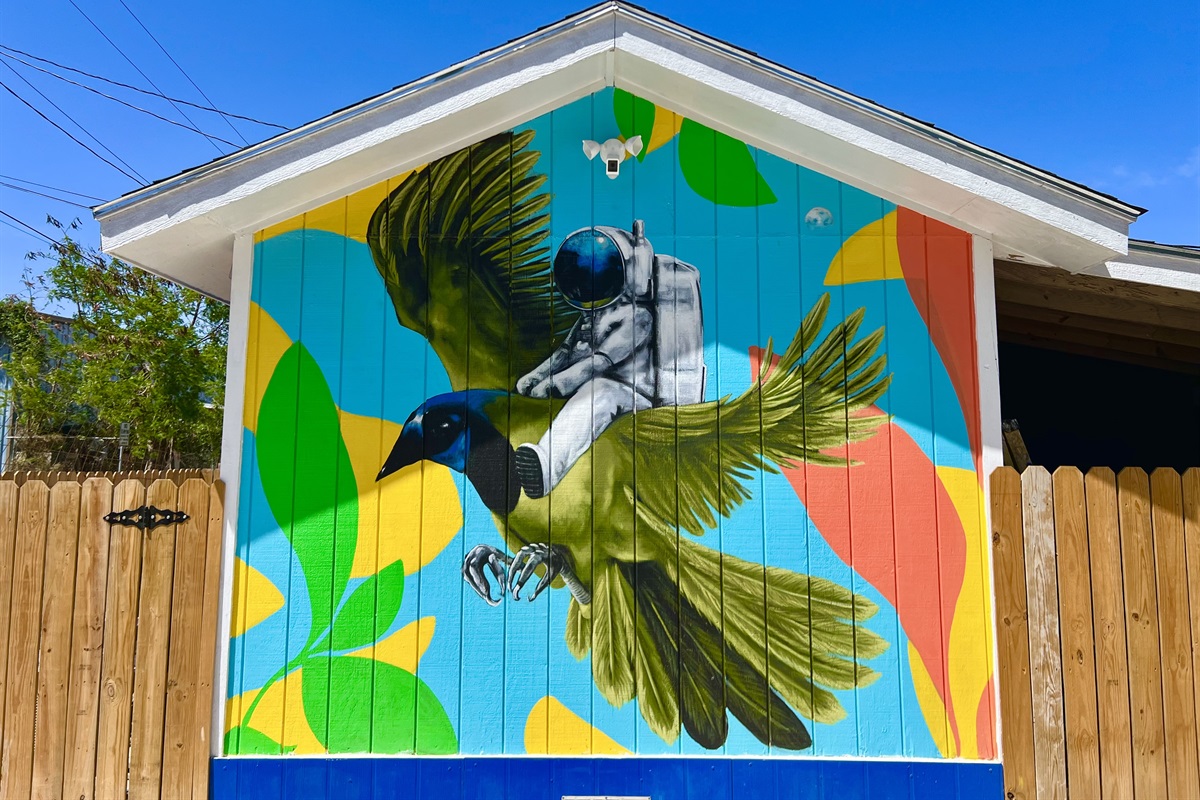 Take a selfie with a mural and use #BrownsvilleCorporateRentals !