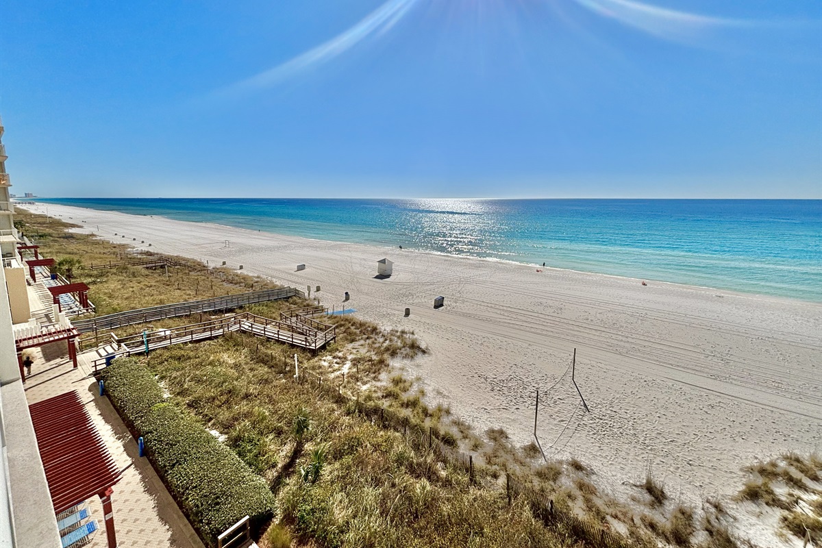 Beautiful views of the Gulf from the unit