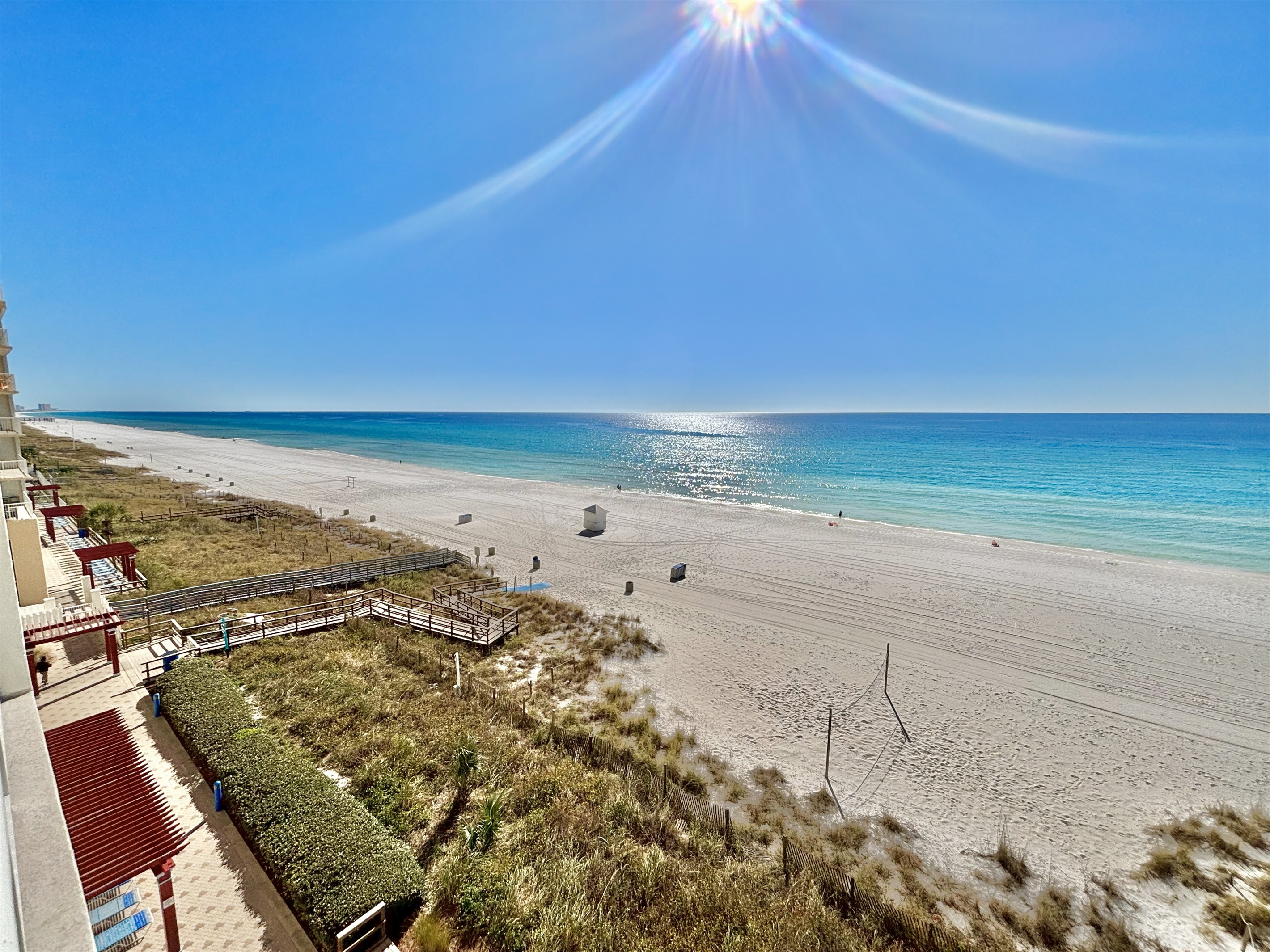 Beautiful views of the Gulf from the unit