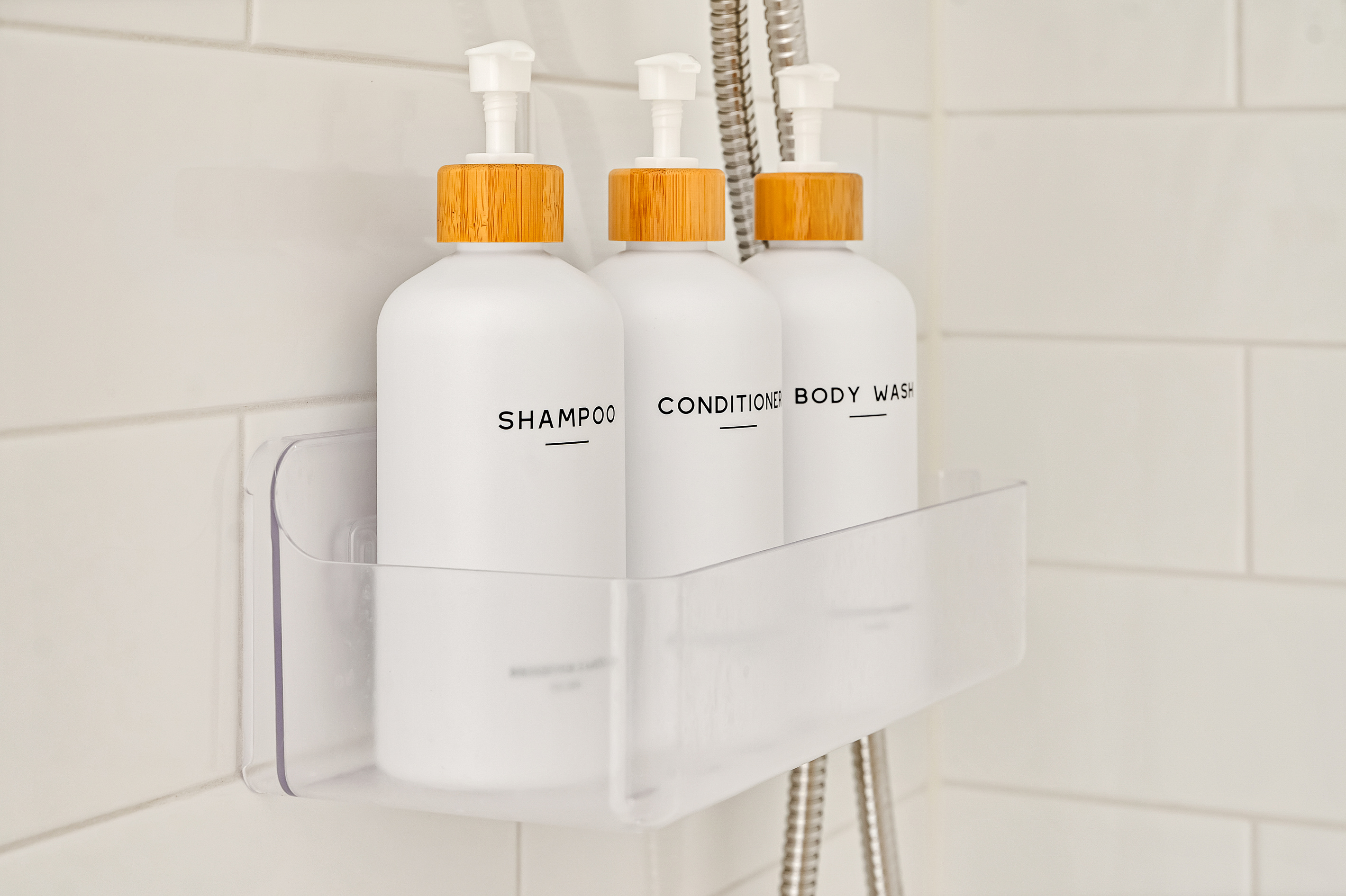 Bathroom #1 – Shampoo, Conditioner & Body Wash