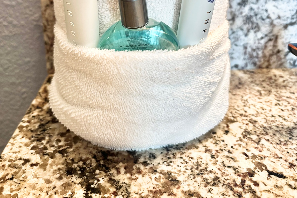 Starter amenities included!