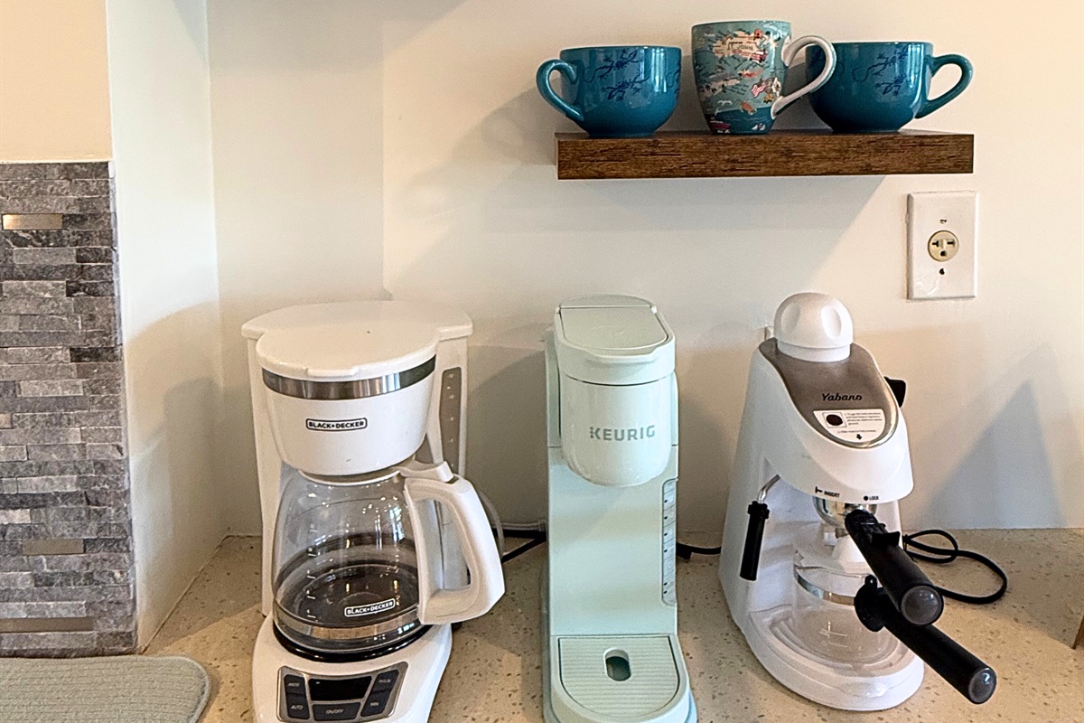 Drip, Keurig or Espresso served at this Coffee Bar