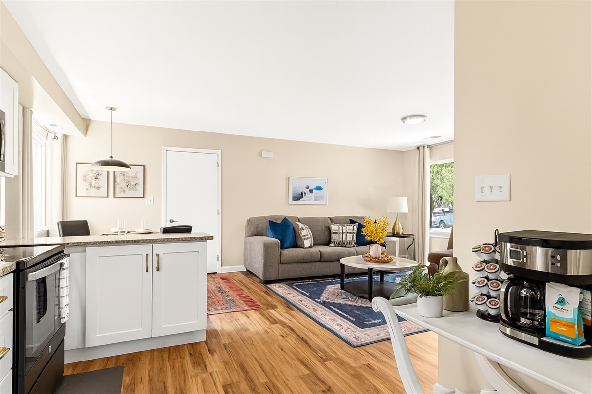 Prepare your meals using our fully-equipped kitchen stocked with all the essentials.